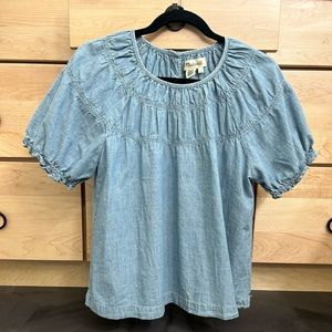 Beautiful denim blouse